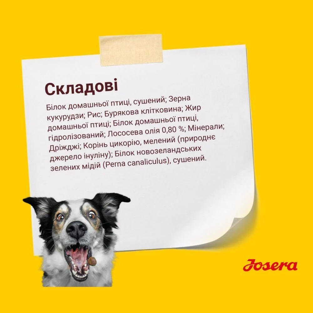 Cухий корм для цуценят Josera Kids 900 г - домашня птиця