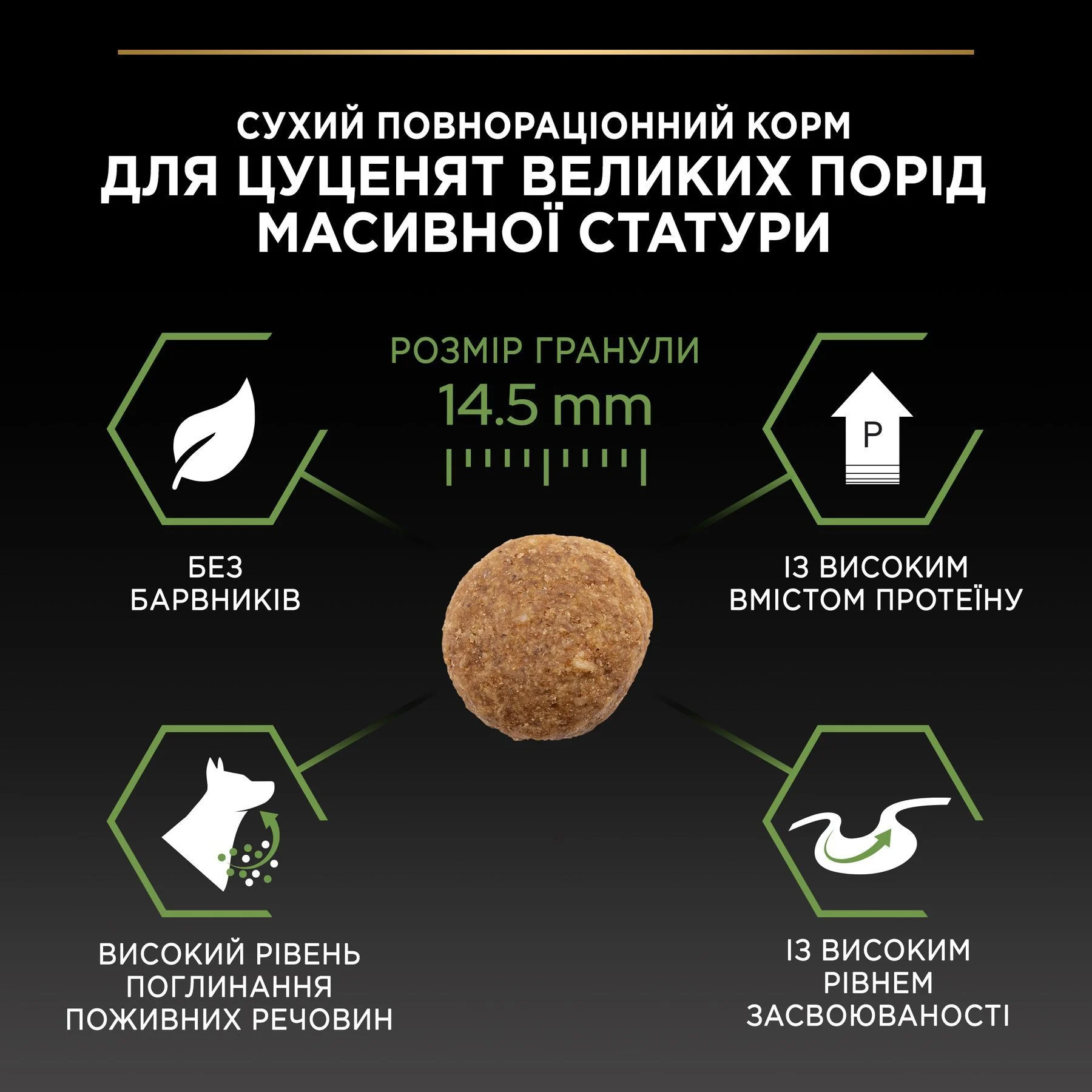 Cухий корм для цуценят Pro Plan Large Robust Puppy Healthy Start 12 кг - курка
