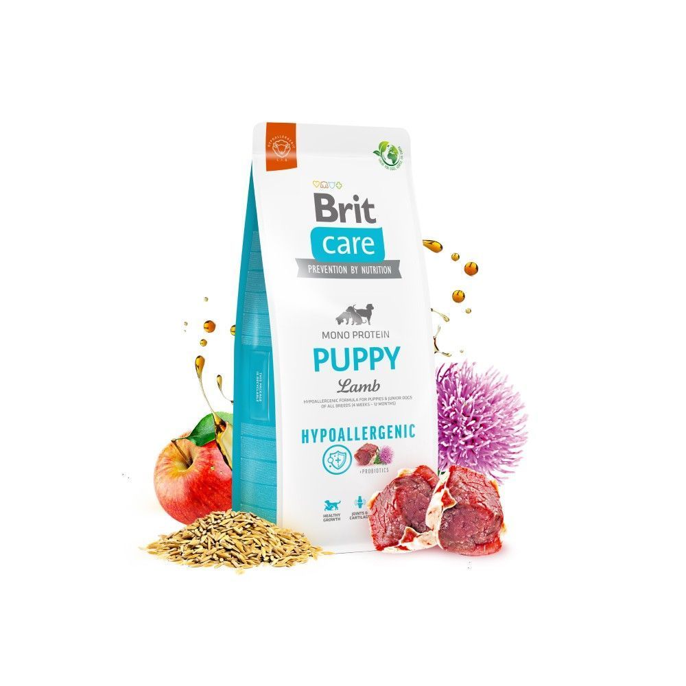 Cухий корм для цуценят Brit Care Hypoallergenic Puppy 1 кг - ягня