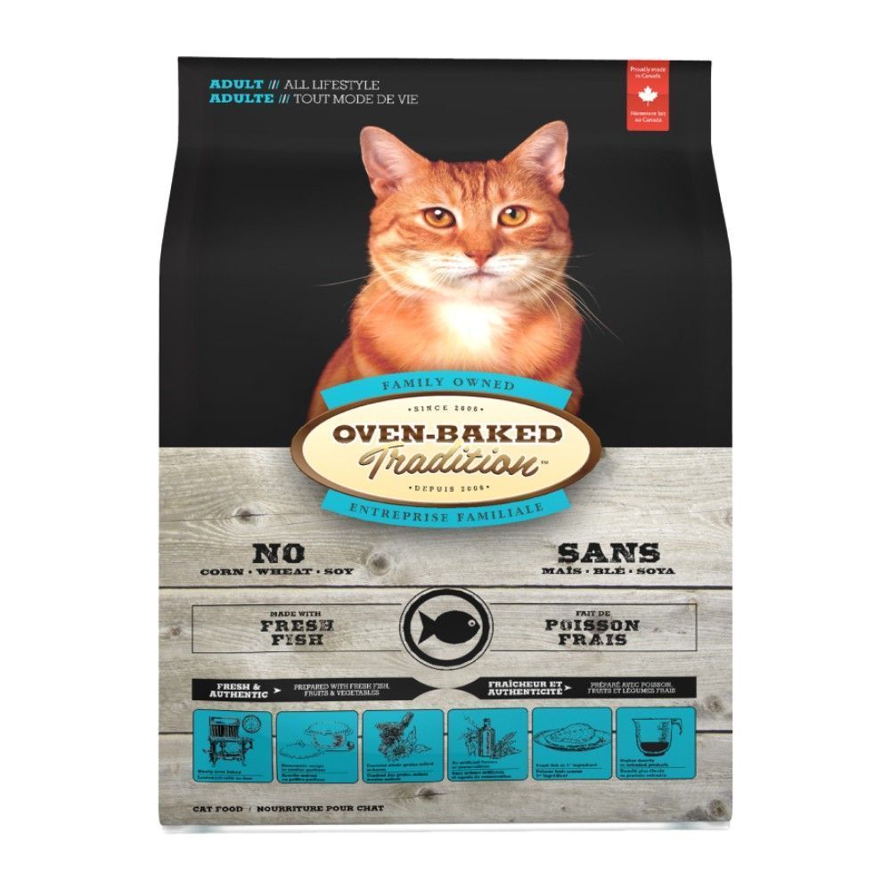 Сухой корм для кошек Oven-Baked Tradition Adult 1,13 кг - рыба Сухой корм для кошек Oven-Baked Tradition Adult 1,13 кг - рыба