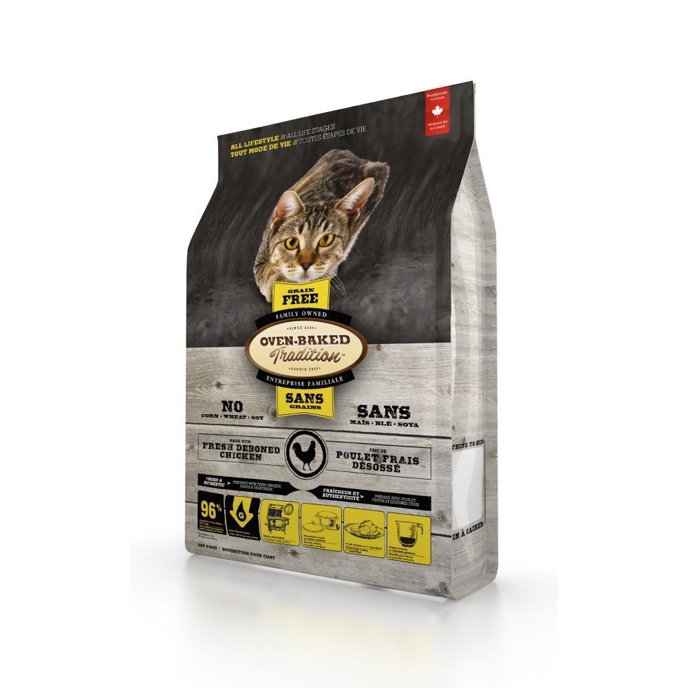 Сухой корм для кошек Oven-Baked Tradition Grain Free 1,13 кг - курица Сухой корм для кошек Oven-Baked Tradition Grain Free 1,13 кг - курица