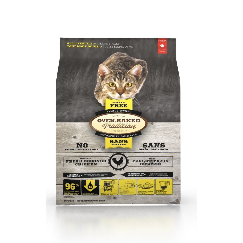 Сухой корм для кошек Oven-Baked Tradition Grain Free 1,13 кг - курица Сухой корм для кошек Oven-Baked Tradition Grain Free 1,13 кг - курица