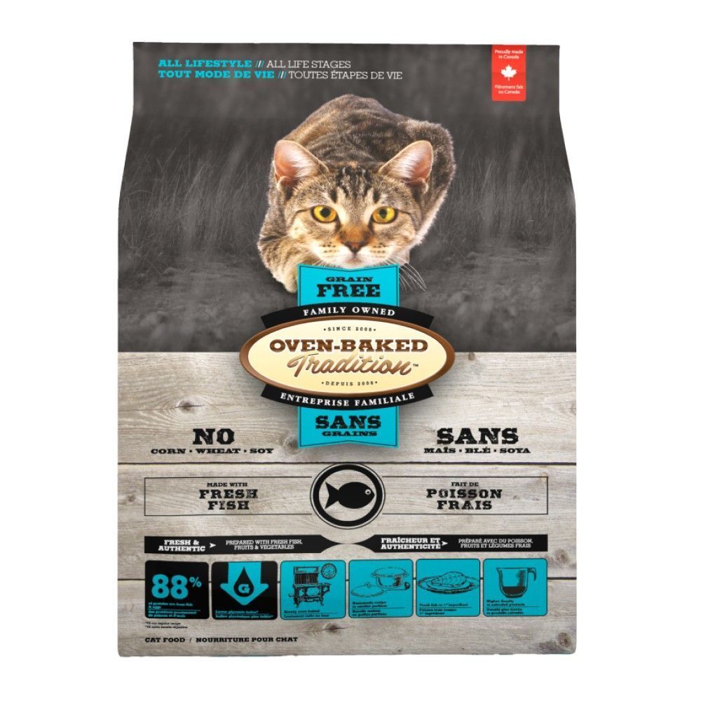 Сухой корм для кошек Oven-Baked Tradition Grain Free 1,13 кг - рыба Сухой корм для кошек Oven-Baked Tradition Grain Free 1,13 кг - рыба