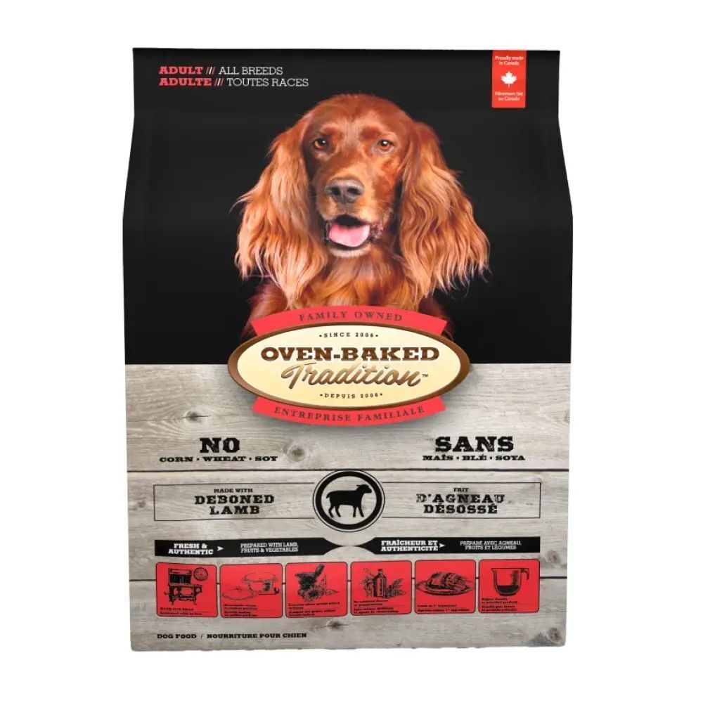 Сухий корм для собак Oven-Baked Tradition Adult All Breeds 11,34 кг - ягня