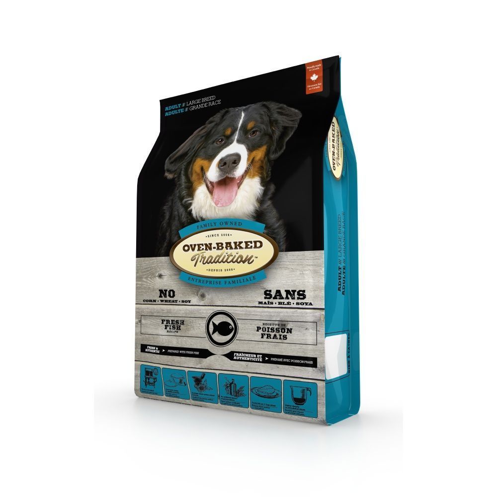 Cухий корм для собак Oven-Baked Tradition Adult Large Breed 11,34 кг - риба