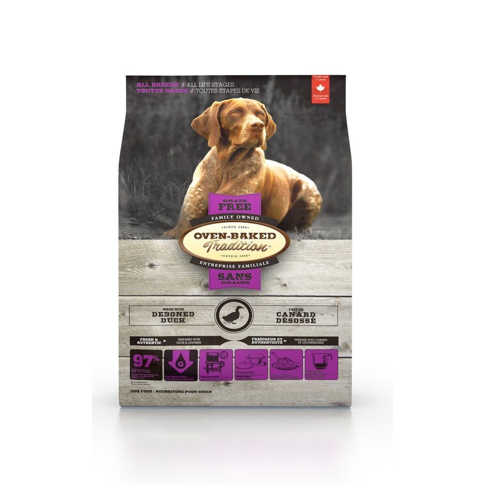 Cухий корм для собак Oven-Baked Tradition All Breeds Grain Free 10,44 кг - качка