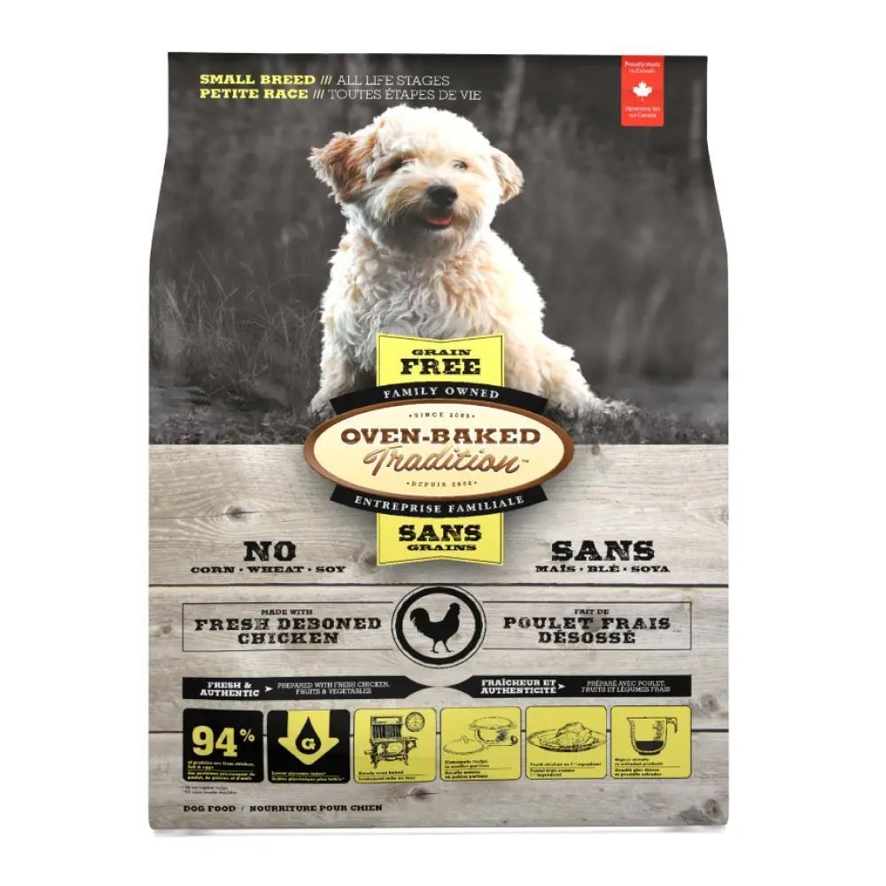 Cухий корм для собак Oven-Baked Tradition Small Breed Grain Free 2,27 кг - курка