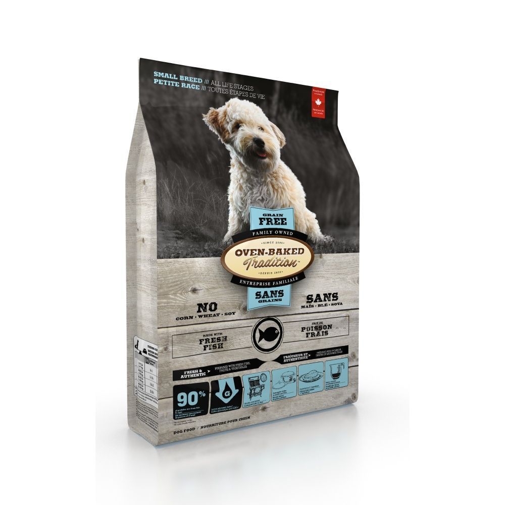 Cухий корм для собак Oven-Baked Tradition Small Breed Grain Free 2,27 кг - риба