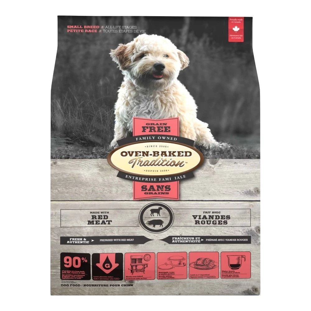 Cухий корм для собак Oven-Baked Tradition Small Breed Grain Free 2,27 кг - червоне мʼясо