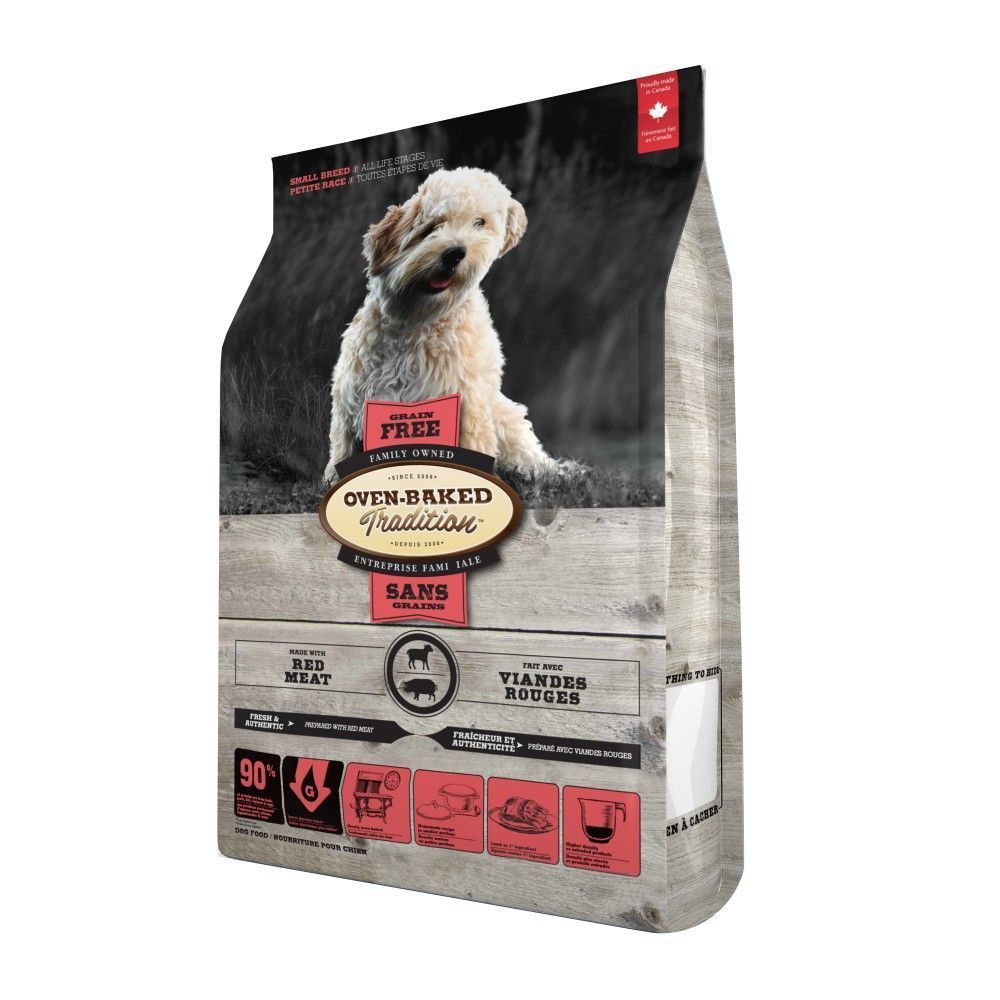 Cухий корм для собак Oven-Baked Tradition Small Breed Grain Free 2,27 кг - червоне мʼясо