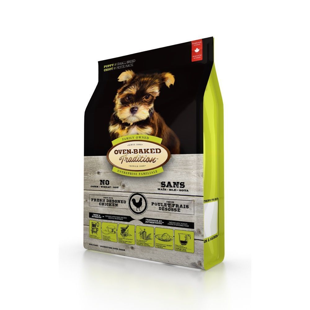 Сухой корм для щенков Oven-Baked Tradition Puppy Small Breed 1 кг - курица