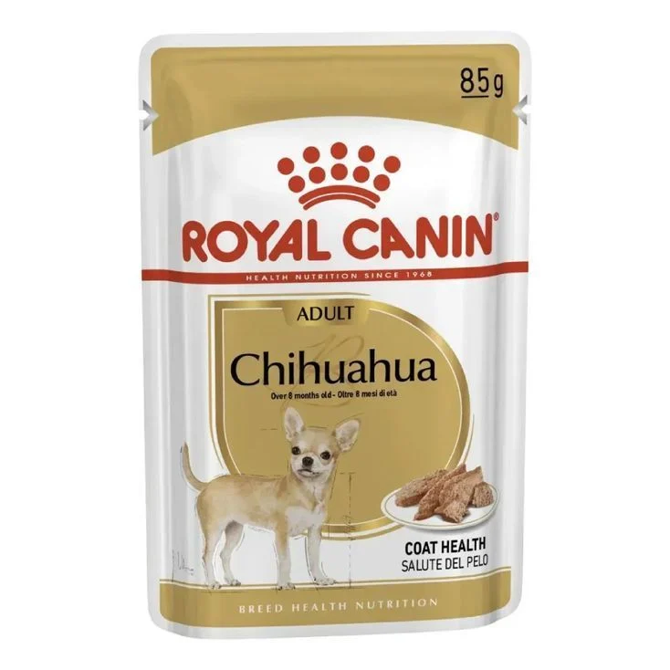 Набір сухого та вологого корму для собак Royal Canin Chihuahua Adult 1,5 кг + 4 шт х 85 г