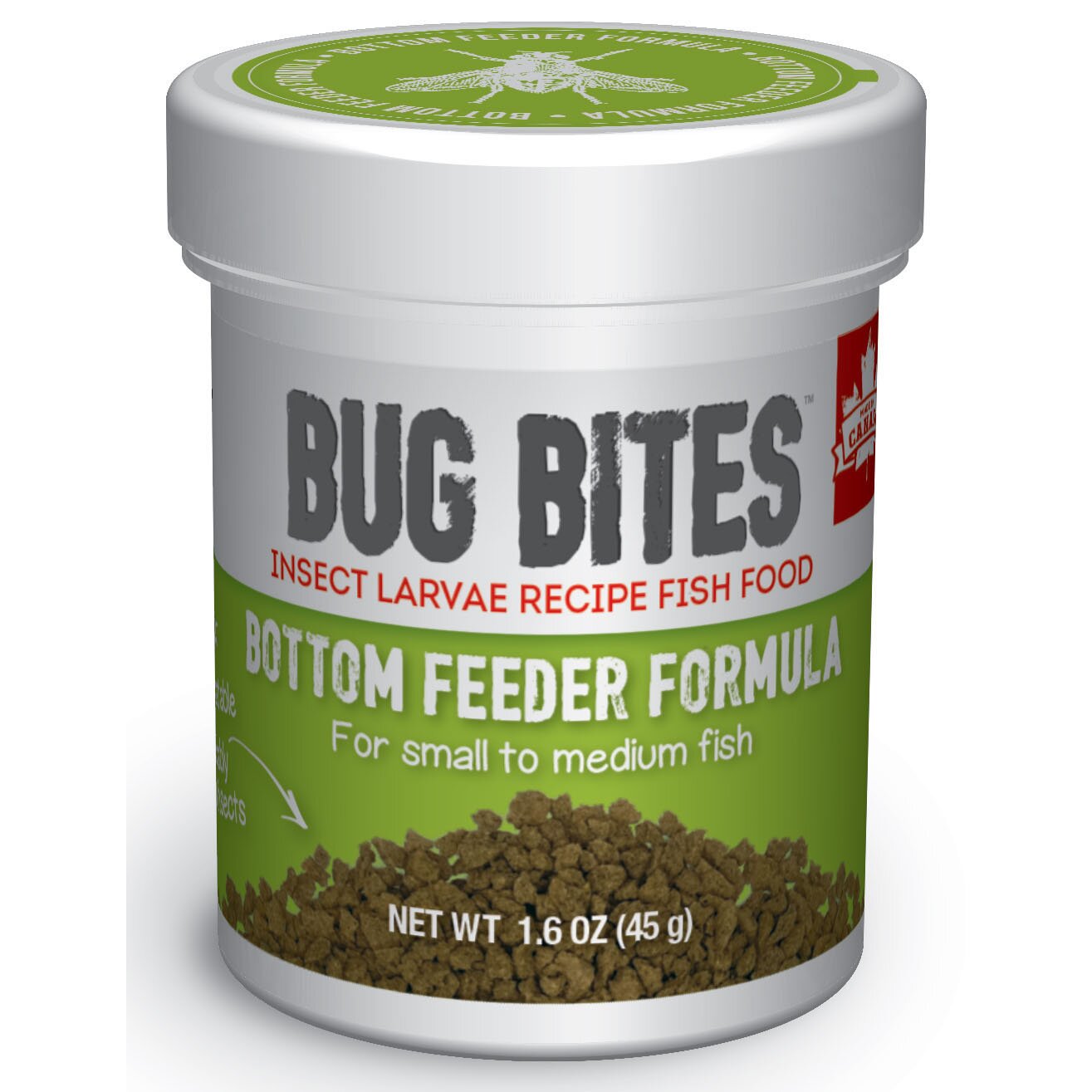 Сухий корм для акваріумних риб Fluval в гранулах «Bug Bites Bottom Feeder Formula» 200 мл (для невеликих донних риб)