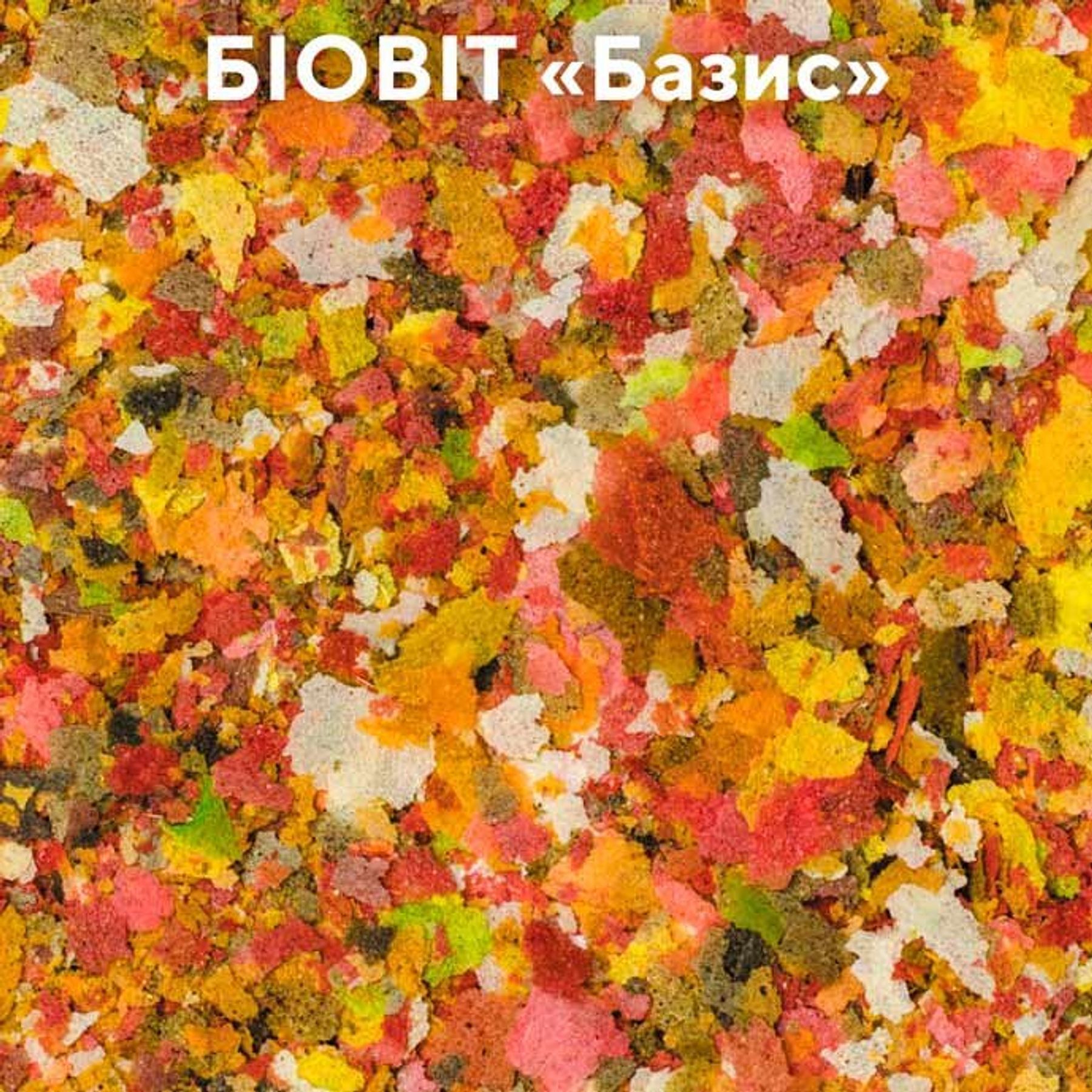 Сухий корм для всеїдних акваріумних риб Priroda Біовіт Базис 10 г - пластівці Сухий корм для всеїдних акваріумних риб Priroda Біовіт Базис 10 г - пластівці