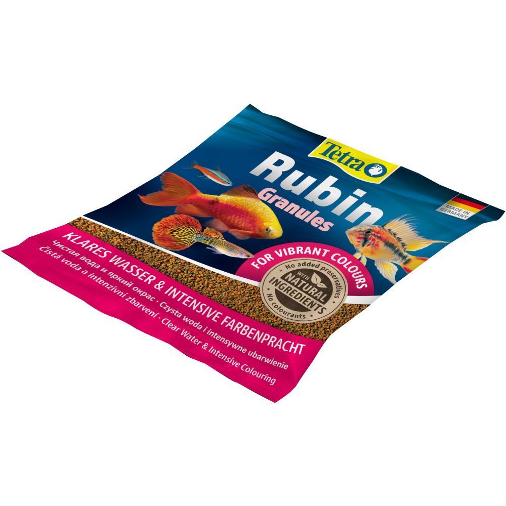 Сухий корм для всеїдних акваріумних риб Tetra Rubin Granules 15 г - гранули