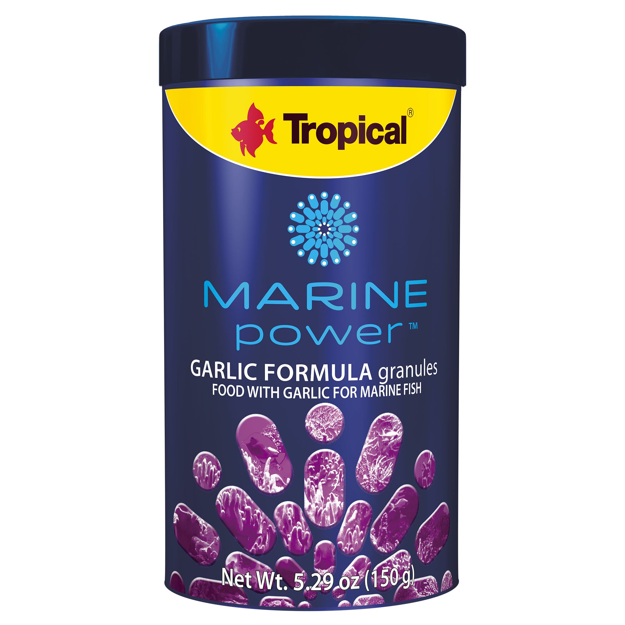 Сухой корм для аквариумных рыб Tropical в гранулах «Marine Power Garlic Formula Granules» 250 мл (для морских рыб) Сухой корм для аквариумных рыб Tropical в гранулах «Marine Power Garlic Formula Granules» 250 мл (для морских рыб)