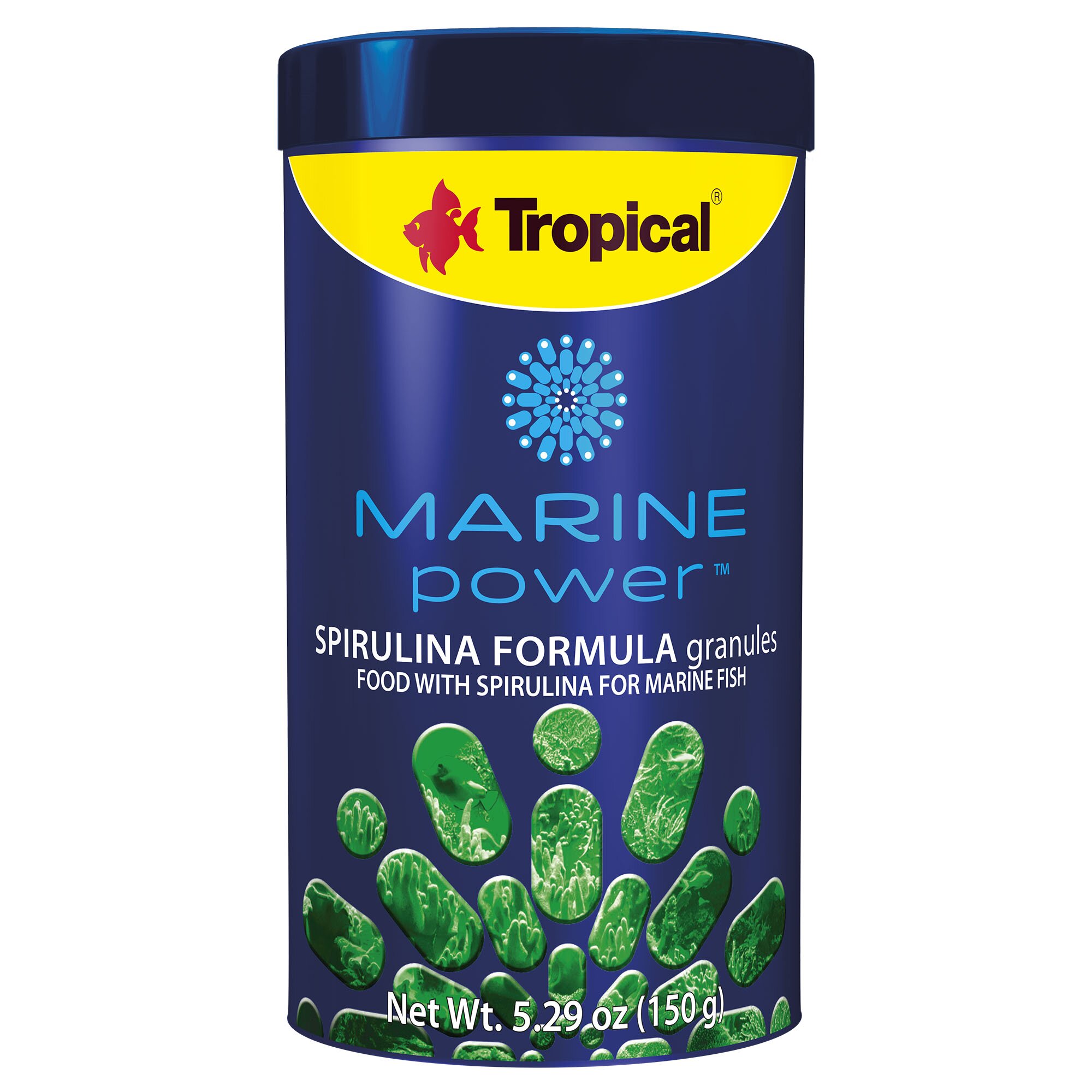 Сухой корм для аквариумных рыб Tropical в гранулах «Marine Power Spirulina Formula Granules» 250 мл (для морских рыб) Сухой корм для аквариумных рыб Tropical в гранулах «Marine Power Spirulina Formula Granules» 250 мл (для морских рыб)