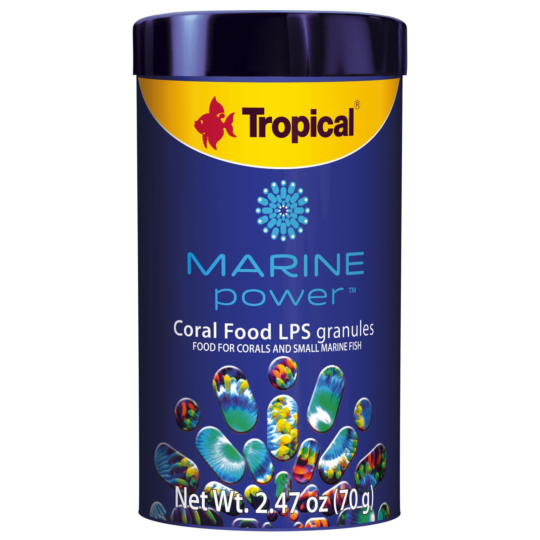 Сухой корм для кораллов Tropical в гранулах «Marine Power Coral Food LPS Granules» 100 мл Сухой корм для кораллов Tropical в гранулах «Marine Power Coral Food LPS Granules» 100 мл