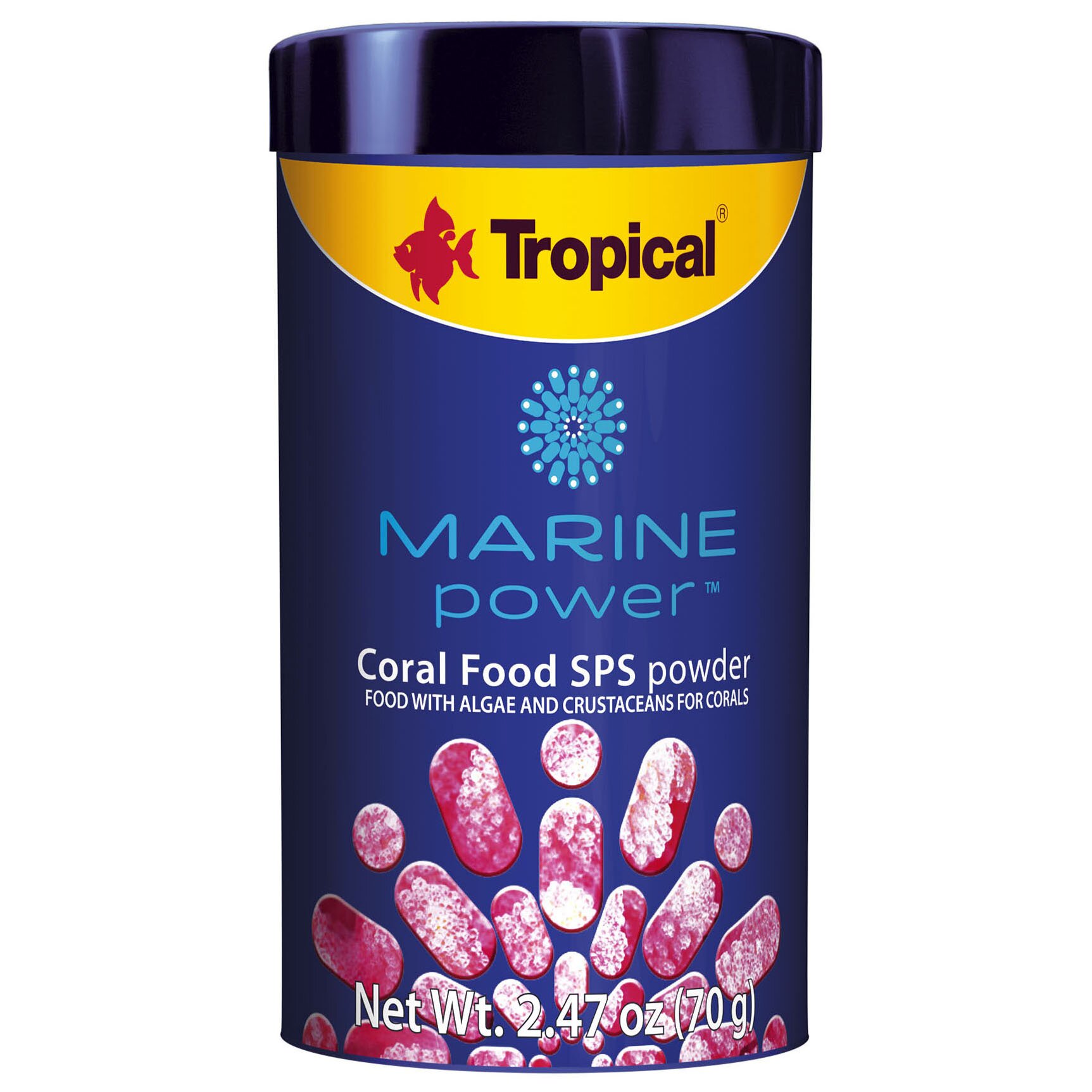 Сухой корм для кораллов Tropical в гранулах «Marine Power Coral Food SPS Powder» 100 мл Сухой корм для кораллов Tropical в гранулах «Marine Power Coral Food SPS Powder» 100 мл