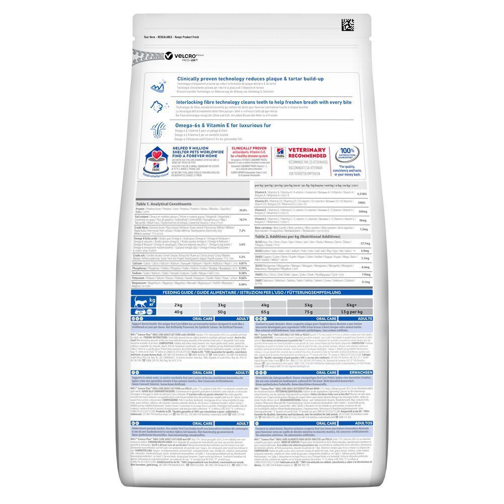 Сухий корм для котів Hill's Science Plan Oral Care Adult 1,5 кг - курка Сухий корм для котів Hill's Science Plan Oral Care Adult 1,5 кг - курка