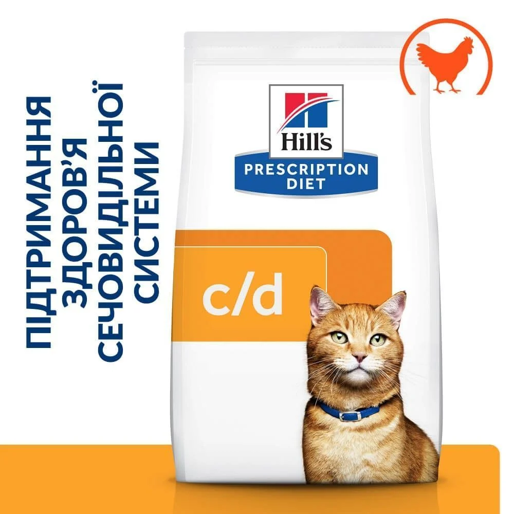 Сухий корм для котів Hill’s Prescription Diet Urinary Care c/d Multicare 400 г - курка Сухий корм для котів Hill’s Prescription Diet Urinary Care c/d Multicare 400 г - курка