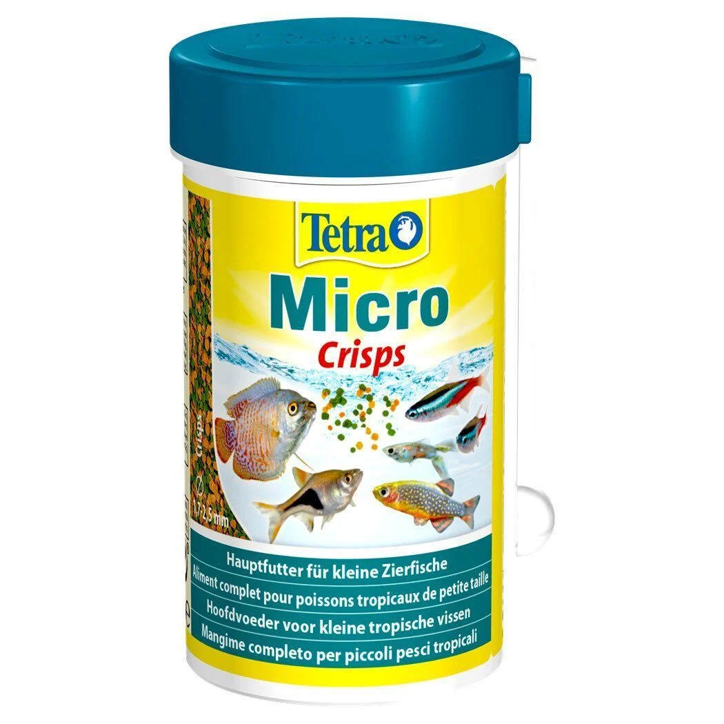 Сухий корм для дрібних акваріумних риб Tetra Micro Crisps 100 мл - чипси