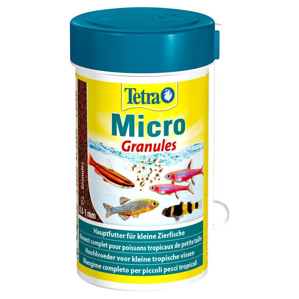 Сухий корм для дрібних акваріумних риб Tetra Micro Granules 100 мл - гранули Сухий корм для дрібних акваріумних риб Tetra Micro Granules 100 мл - гранули
