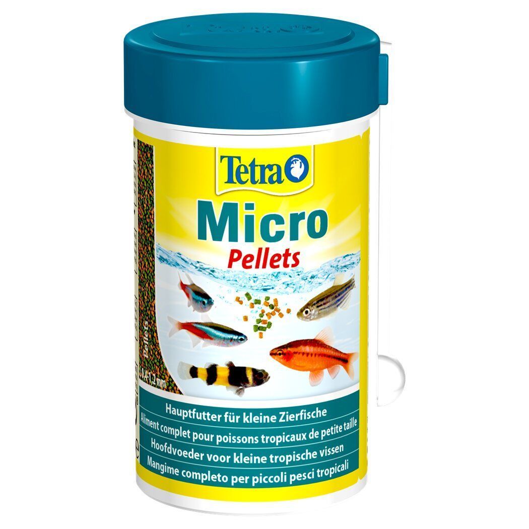 Сухий корм для дрібних акваріумних риб Tetra Micro Pellets 100 мл - гранули