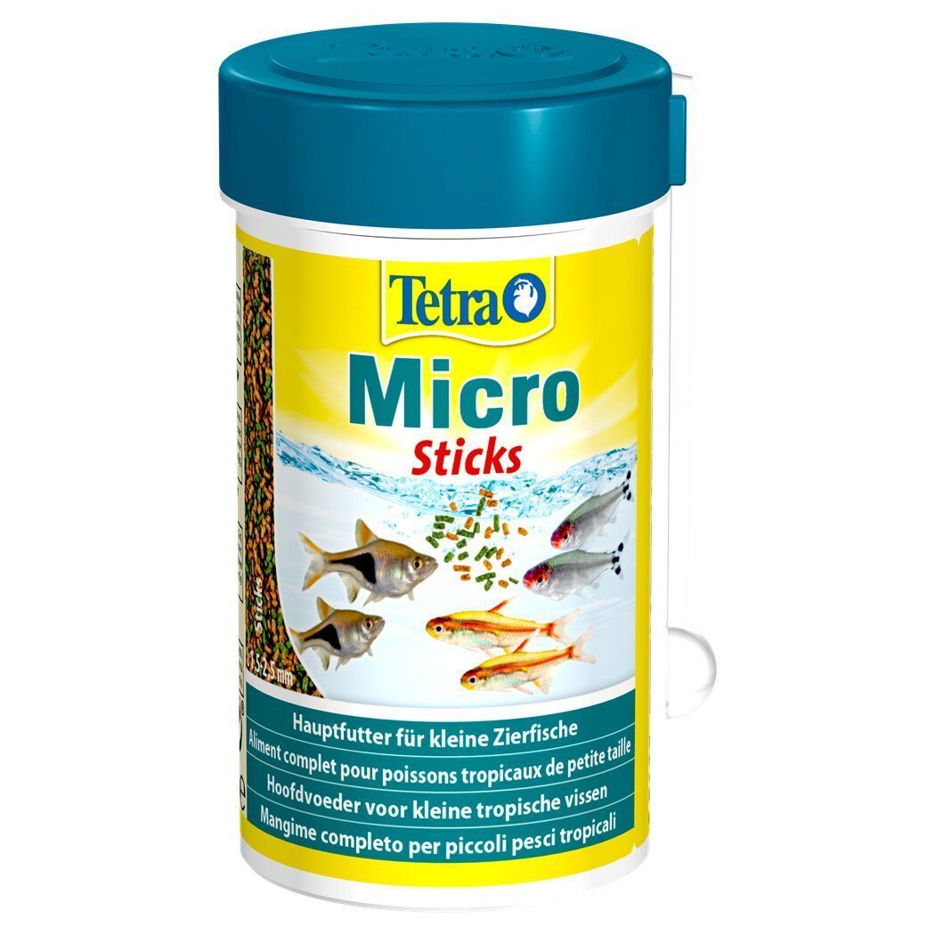 Сухий корм для дрібних акваріумних риб Tetra Micro Sticks 100 мл - палички