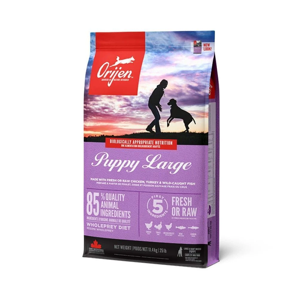 Сухой корм для собак Orijen Puppy Large 11,4 кг - ассорти