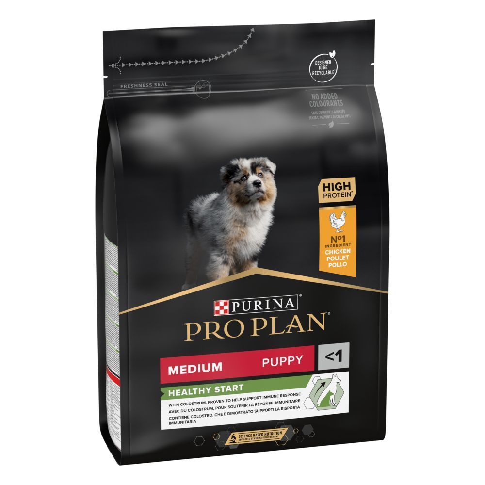 Сухой корм для щенков Pro Plan Medium Puppy Healthy Start 3 кг - курица Сухой корм для щенков Pro Plan Medium Puppy Healthy Start 3 кг - курица