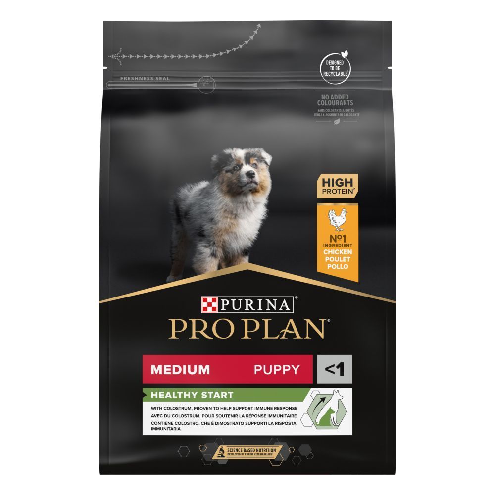 Сухой корм для щенков Pro Plan Medium Puppy Healthy Start 3 кг - курица Сухой корм для щенков Pro Plan Medium Puppy Healthy Start 3 кг - курица