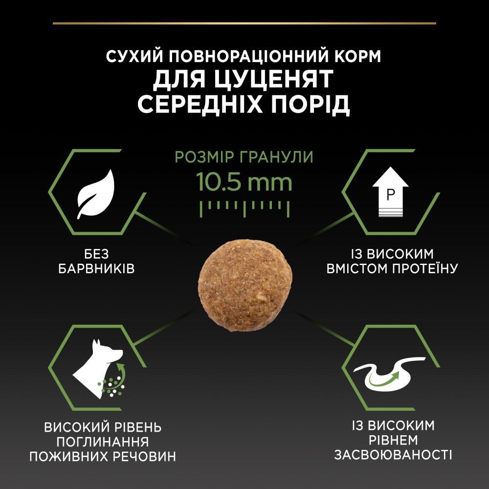 Сухой корм для щенков Pro Plan Medium Puppy Healthy Start 3 кг - курица Сухой корм для щенков Pro Plan Medium Puppy Healthy Start 3 кг - курица