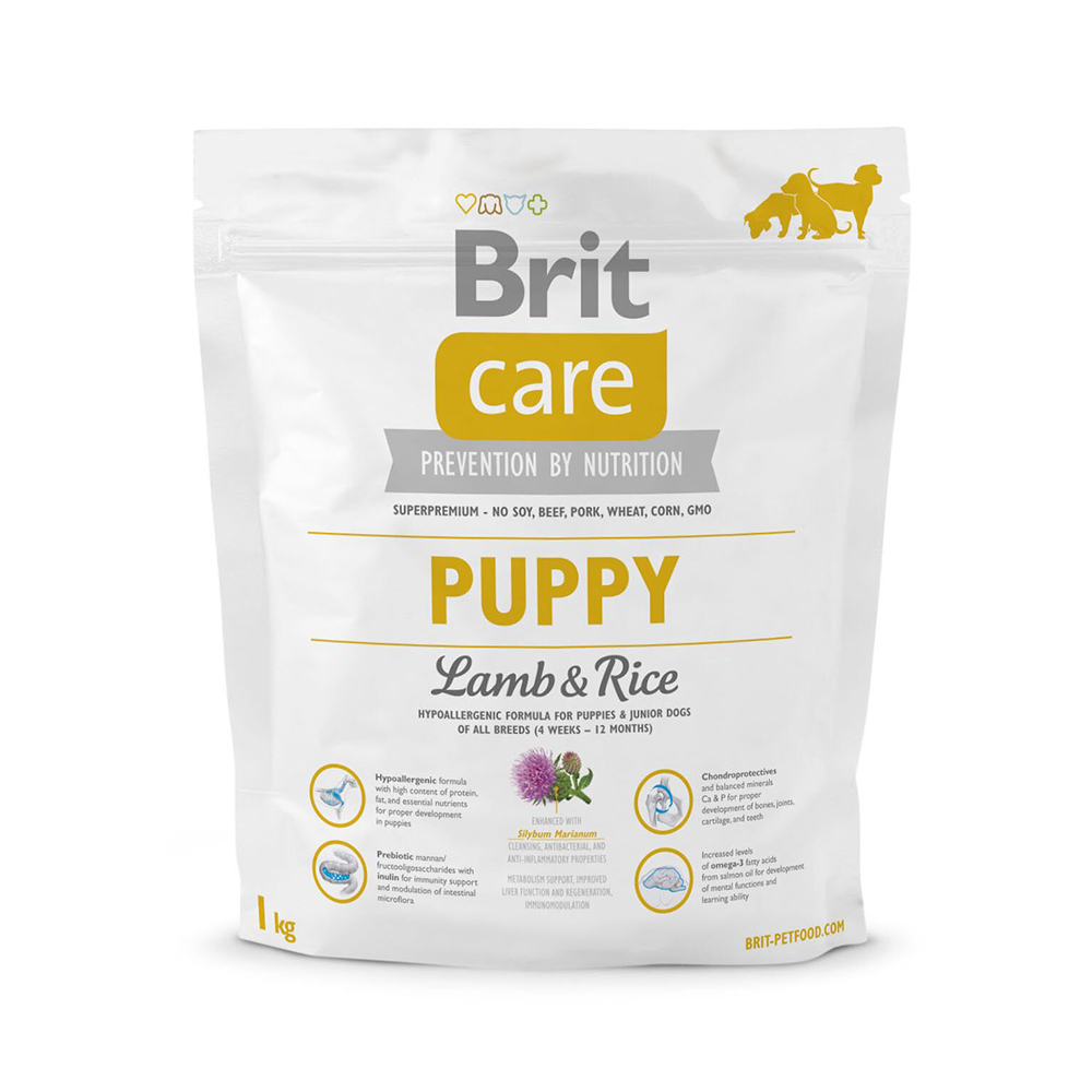 Сухой корм для щенков всех пород Brit Care Puppy Lamb & Rice 1 кг (ягненок и рис) Сухой корм для щенков всех пород Brit Care Puppy Lamb & Rice 1 кг (ягненок и рис)