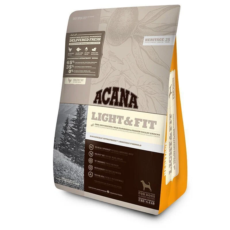 Сухий корм для собак Acana Light & Fit 2 кг - асорті Сухий корм для собак Acana Light & Fit 2 кг - асорті