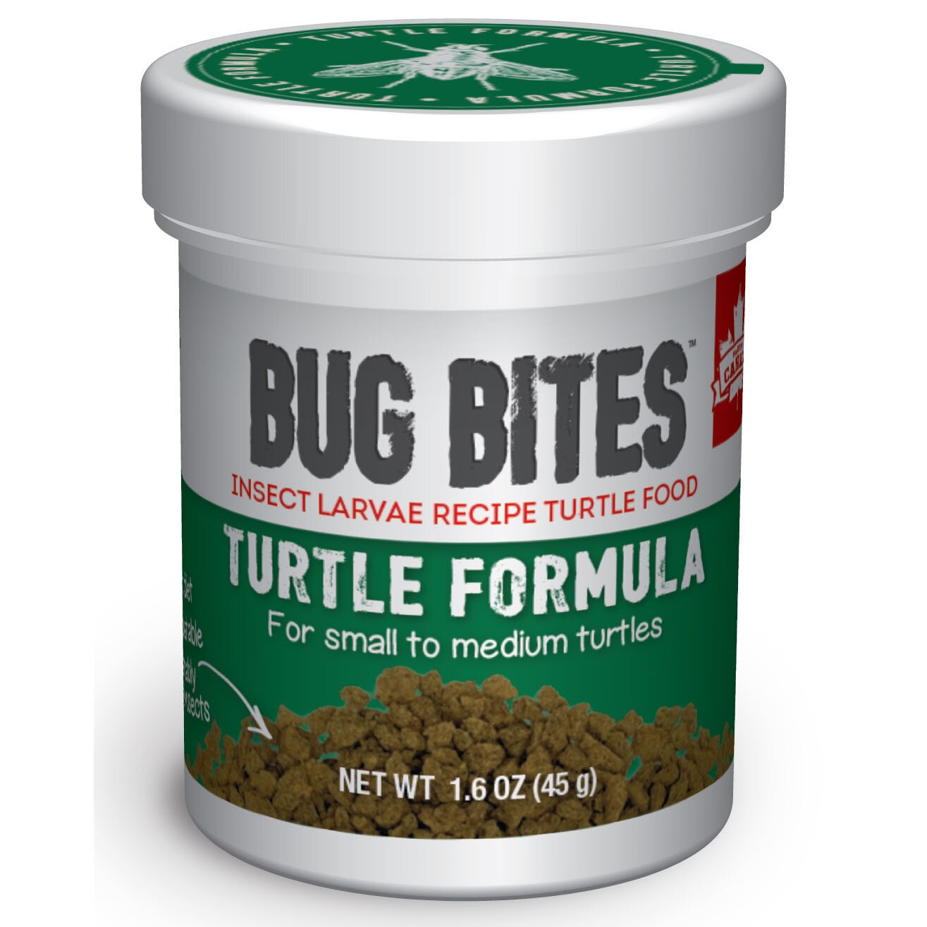 Сухой корм для водоплавающих черепах Fluval в гранулах «Bug Bites Turtle Formula» 200 мл Сухой корм для водоплавающих черепах Fluval в гранулах «Bug Bites Turtle Formula» 200 мл