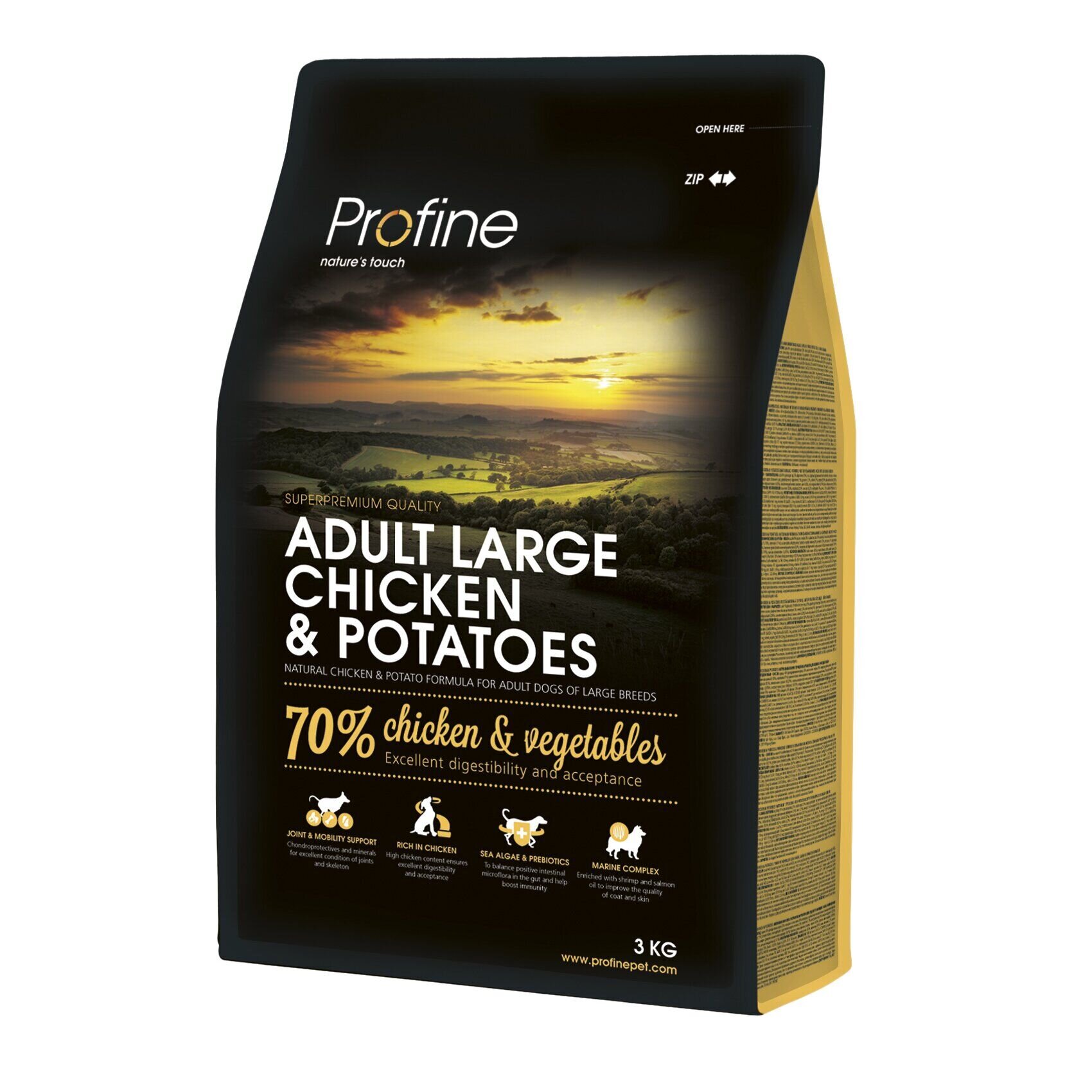 Сухий корм для собак Profine Adult Large Breed 3 кг - курка та картопля Сухий корм для собак Profine Adult Large Breed 3 кг - курка та картопля
