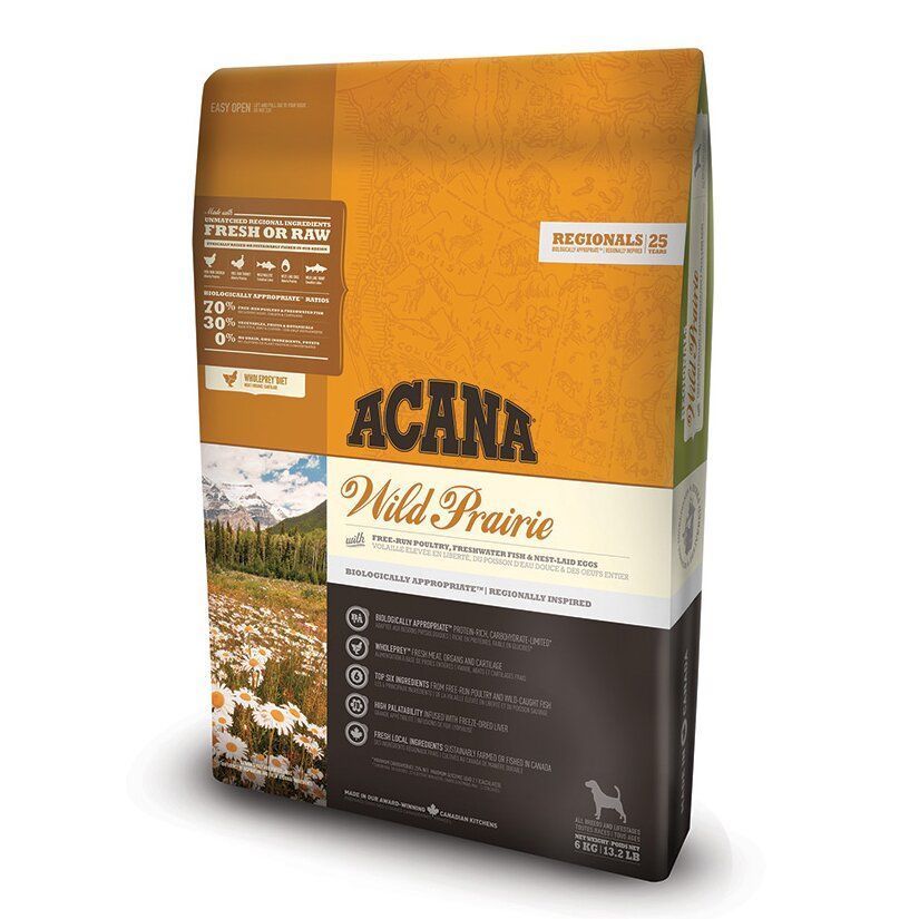 Сухой корм для собак Acana Wild Prairie 6 кг - ассорти Сухой корм для собак Acana Wild Prairie 6 кг - ассорти
