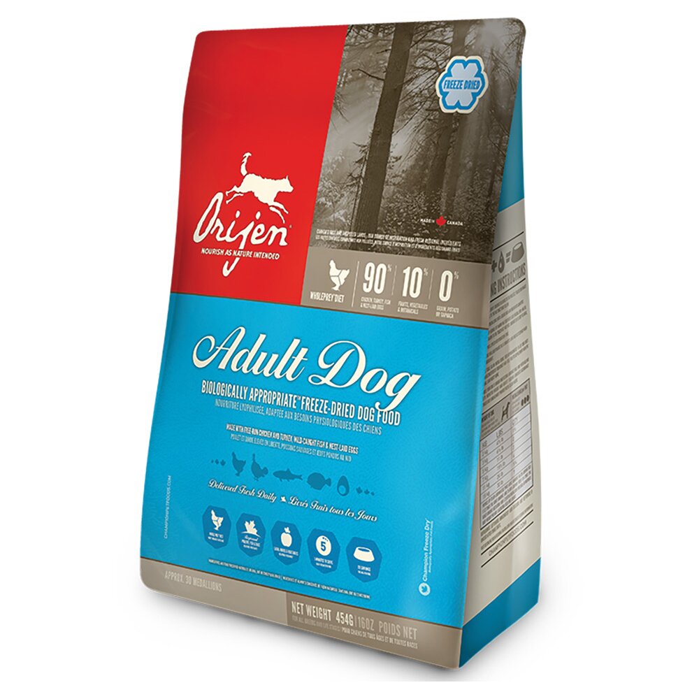 Сухий корм для дорослих собак всіх порід Orijen Freeze Dried 170 г Сухий корм для дорослих собак всіх порід Orijen Freeze Dried 170 г