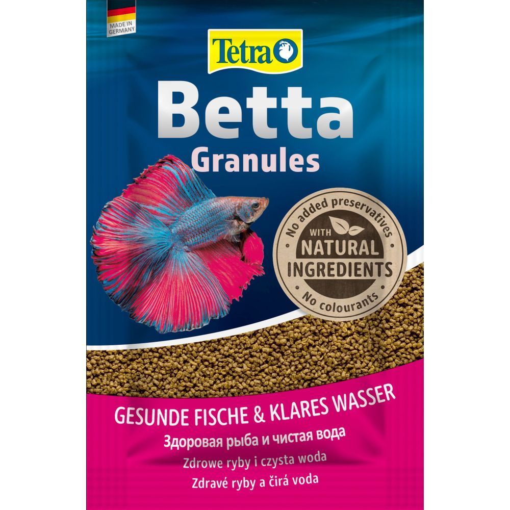 Сухий корм для півників Tetra Betta Granules 5 г - гранули Сухий корм для півників Tetra Betta Granules 5 г - гранули