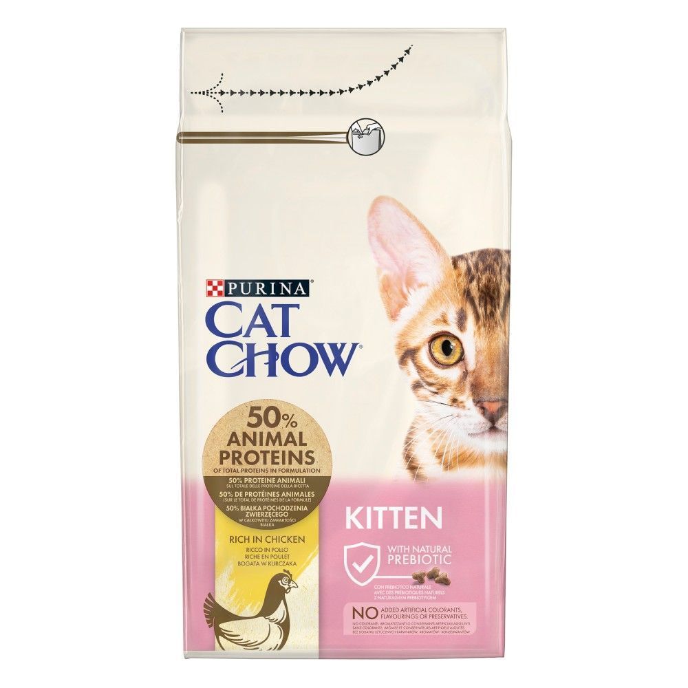 Сухий корм для кошенят Cat Chow Kitten 1,5 кг - курка
