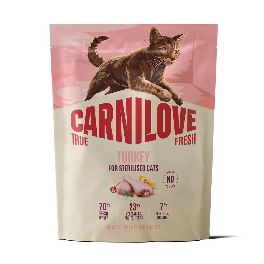 Сухий корм для котів Carnilove True Fresh Sterilised 400 г - індичка Сухий корм для котів Carnilove True Fresh Sterilised 400 г - індичка