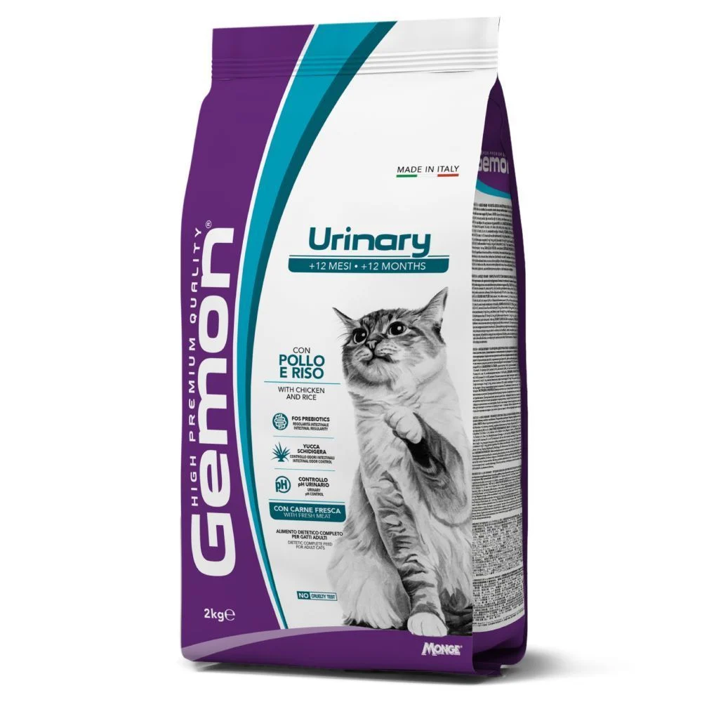 Сухий корм для котів Gemon Urinary 2 кг - курка та рис Сухий корм для котів Gemon Urinary 2 кг - курка та рис
