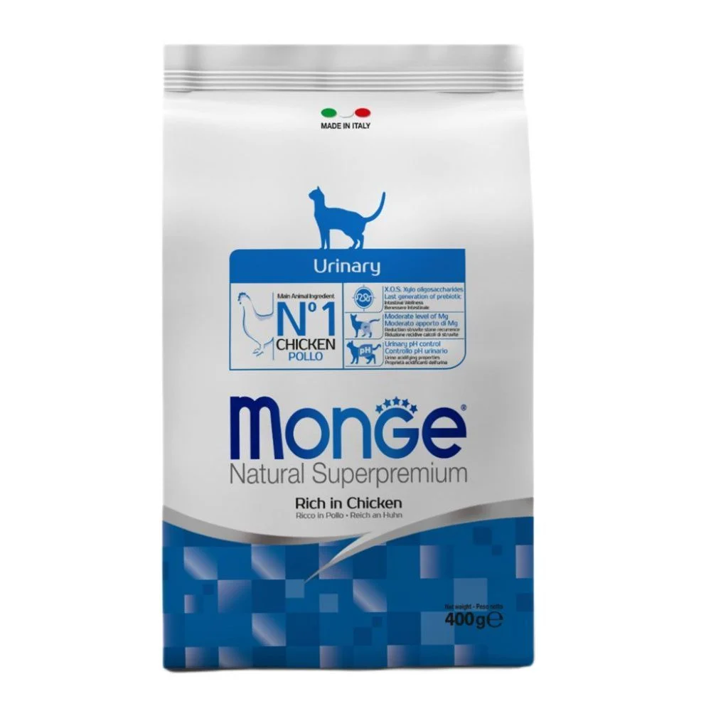 Сухий корм для котів Monge Urinary 400 г - курка Сухий корм для котів Monge Urinary 400 г - курка