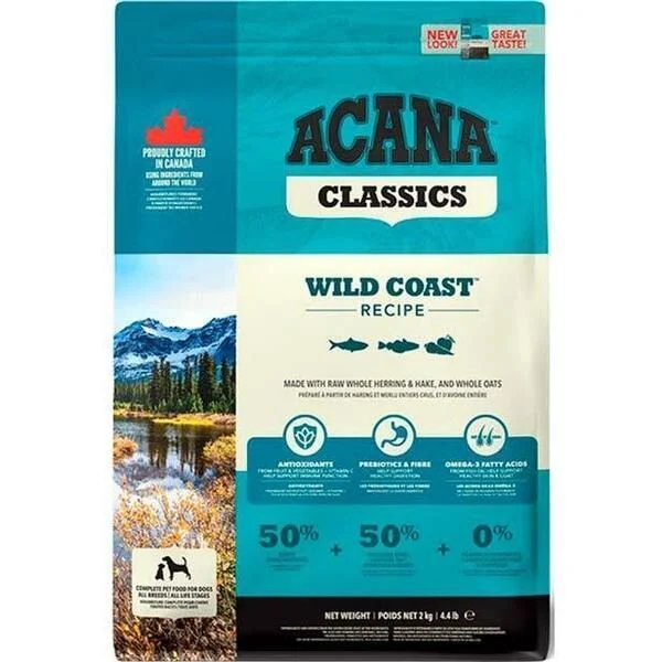Сухий корм для собак Acana Wild Coast Recipe 2 кг - лосось та оселедець Сухий корм для собак Acana Wild Coast Recipe 2 кг - лосось та оселедець
