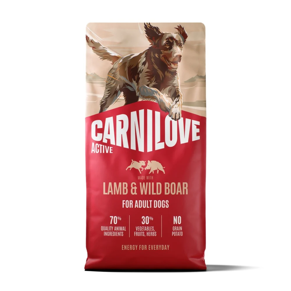 Сухой корм для собак Carnilove Active Adult 12 кг - ягненок и дикий кабан