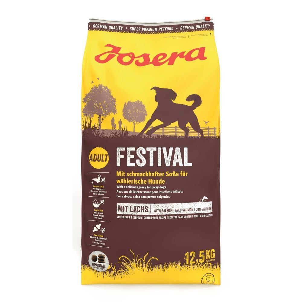 Сухой корм для собак Josera Festival Adult 12,5 кг - лосось