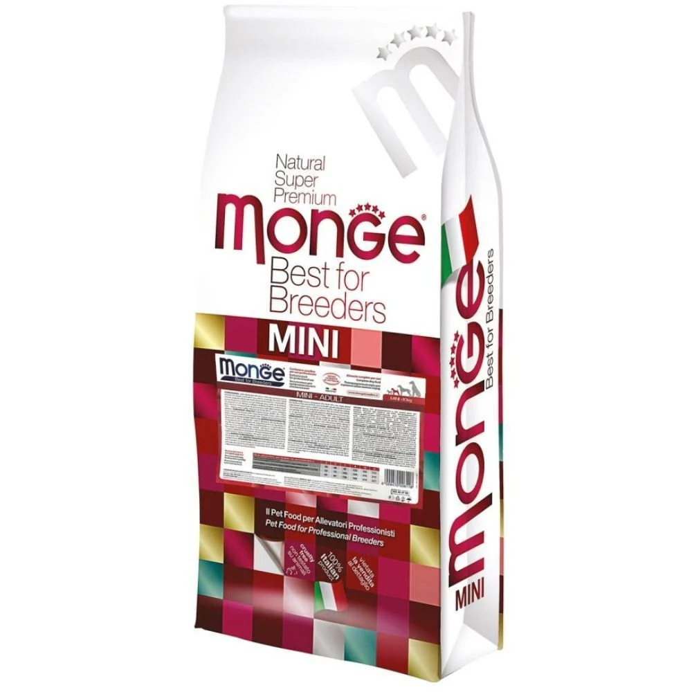 Сухой корм для собак Monge Mini Adult 7,5 кг - курица и рис