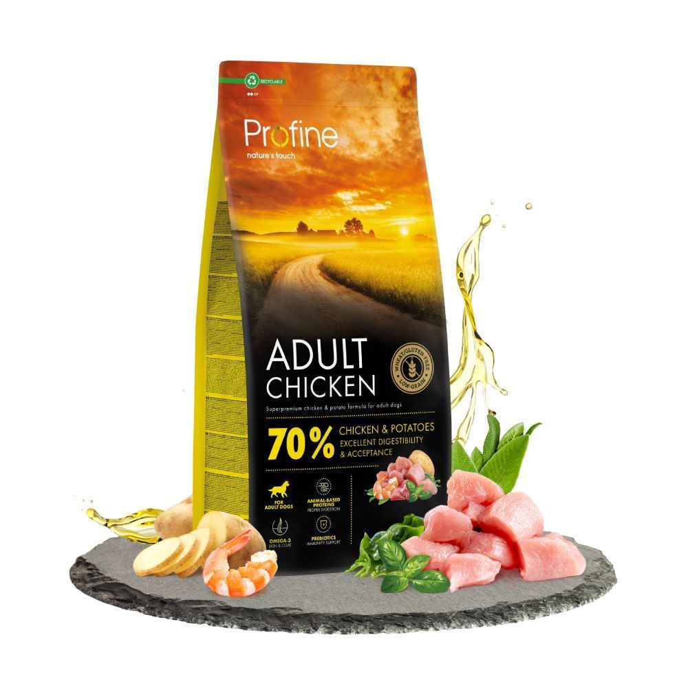 Сухой корм для собак Profine Adult 12 кг - курица и картофель Сухой корм для собак Profine Adult 12 кг - курица и картофель