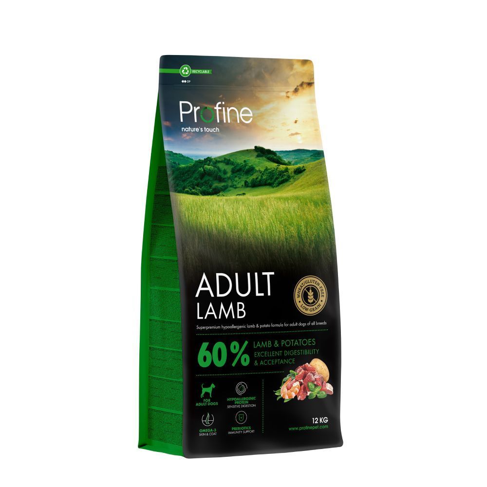 Сухий корм для собак Profine Adult 12 кг - ягня та картопля Сухий корм для собак Profine Adult 12 кг - ягня та картопля